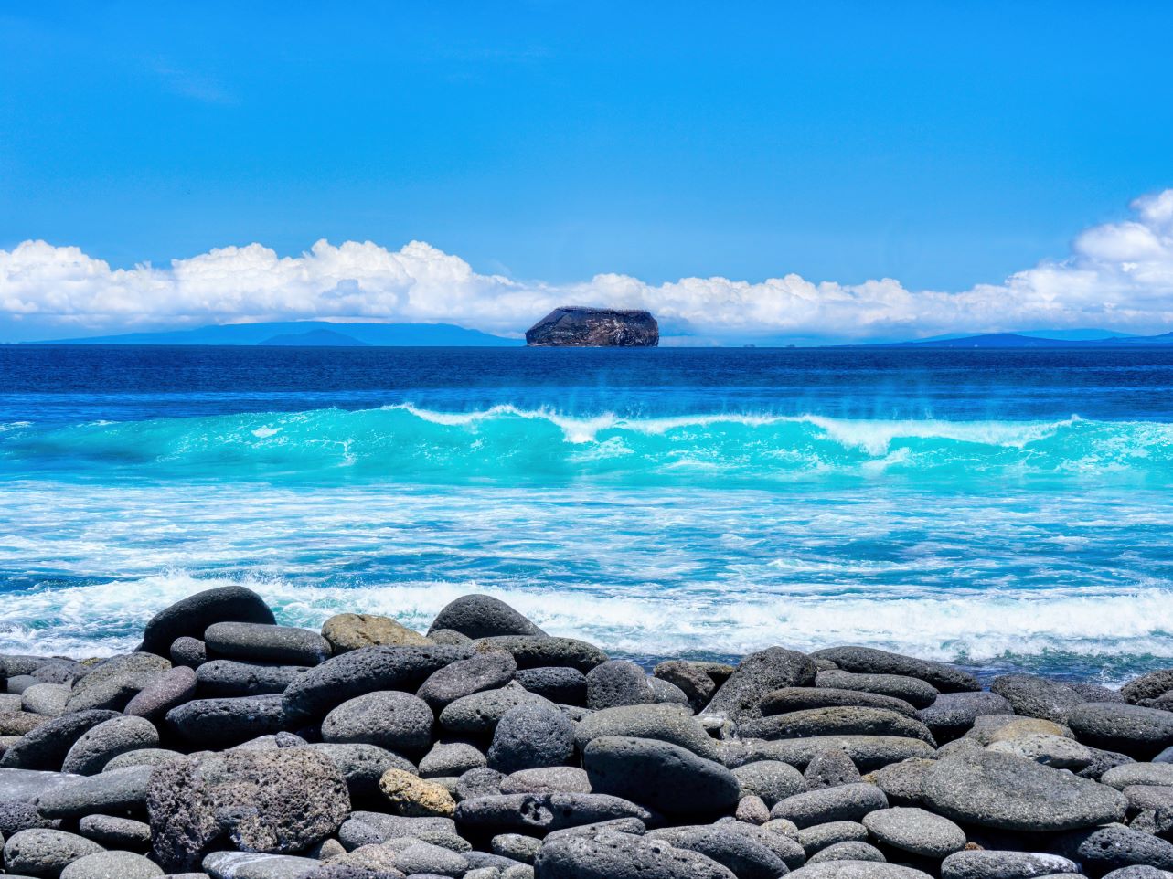 Looking out from the Galapagos